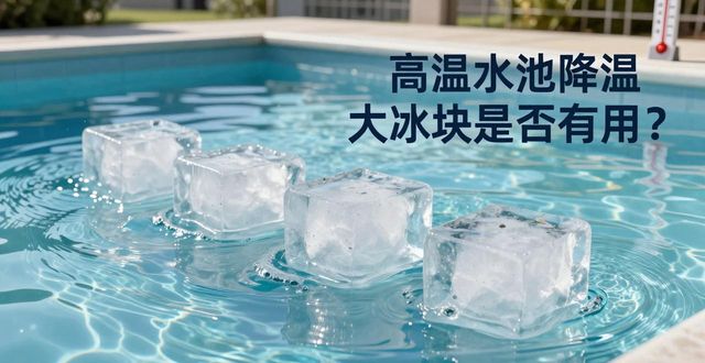 上海浦东高温水池降温大冰块，到底管不管用？